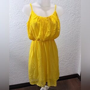 Yellow Sleeveless Dress
